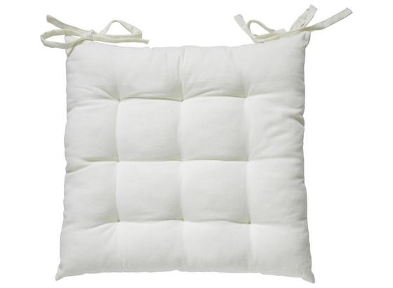 Sedák Bill - bílá, textilie (40/40cm) - Mömax modern living Sedák Bill - bílá, textilie (40/40cm) - Mömax modern living