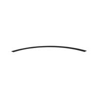 Schienensystem-abdeckschiene Linion Schwarz B: 3,6 Cm - Schwarz, Basics, Kunststoff (78,6/3,6/0,1cm) - Paulmann