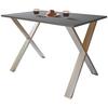 Schreibtisch Lona Anthrazit, Silber B: 160 Cm - Anthrazit/Silberfarben, Design (160/76/80cm) - MID.YOU