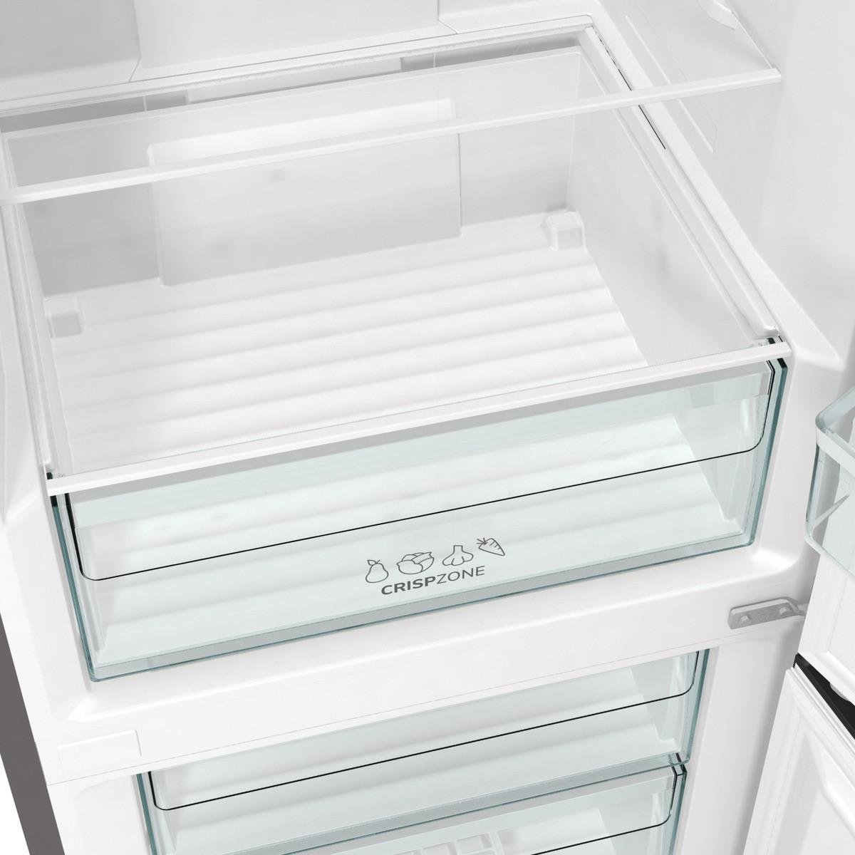 Kühl-gefrier-kombination N61ea2xl4 - Edelstahlfarben, Basics, Glas/Kunststoff (60/185/59,2cm) - Gorenje