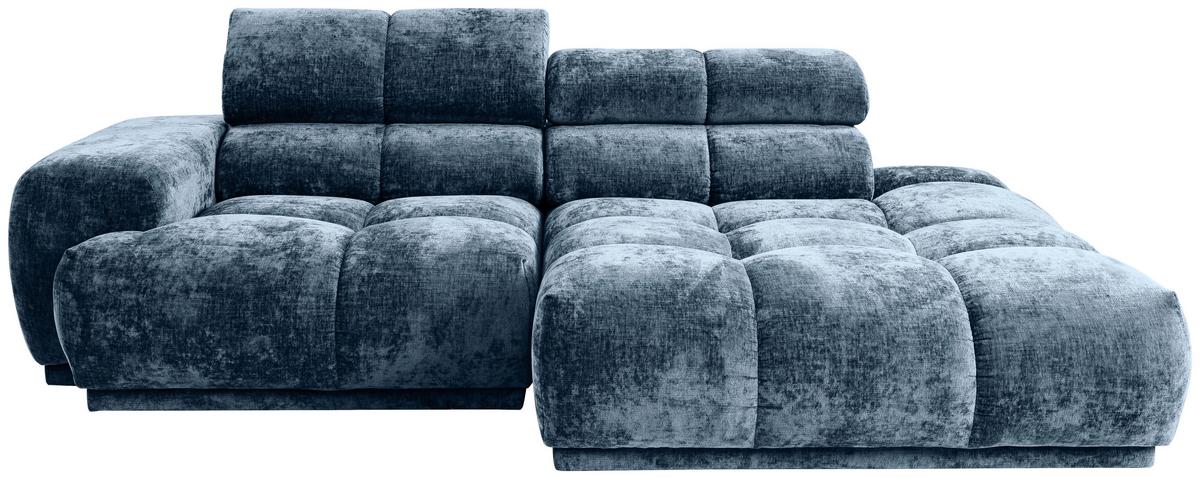 Ecksofa Chani Blau, Schenkel: 239x150 cm - Blau, MODERN, Textil (239/150cm) - MID.YOU