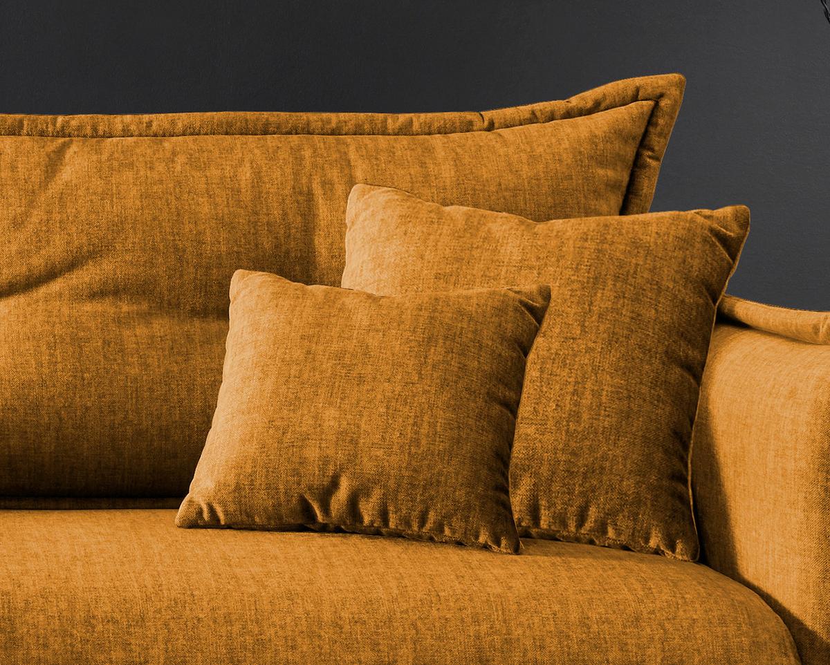 Ecksofa Lava Gelb S: 180/255 cm - Gelb/Multicolor, MODERN, Textil (180/255cm) - Livetastic