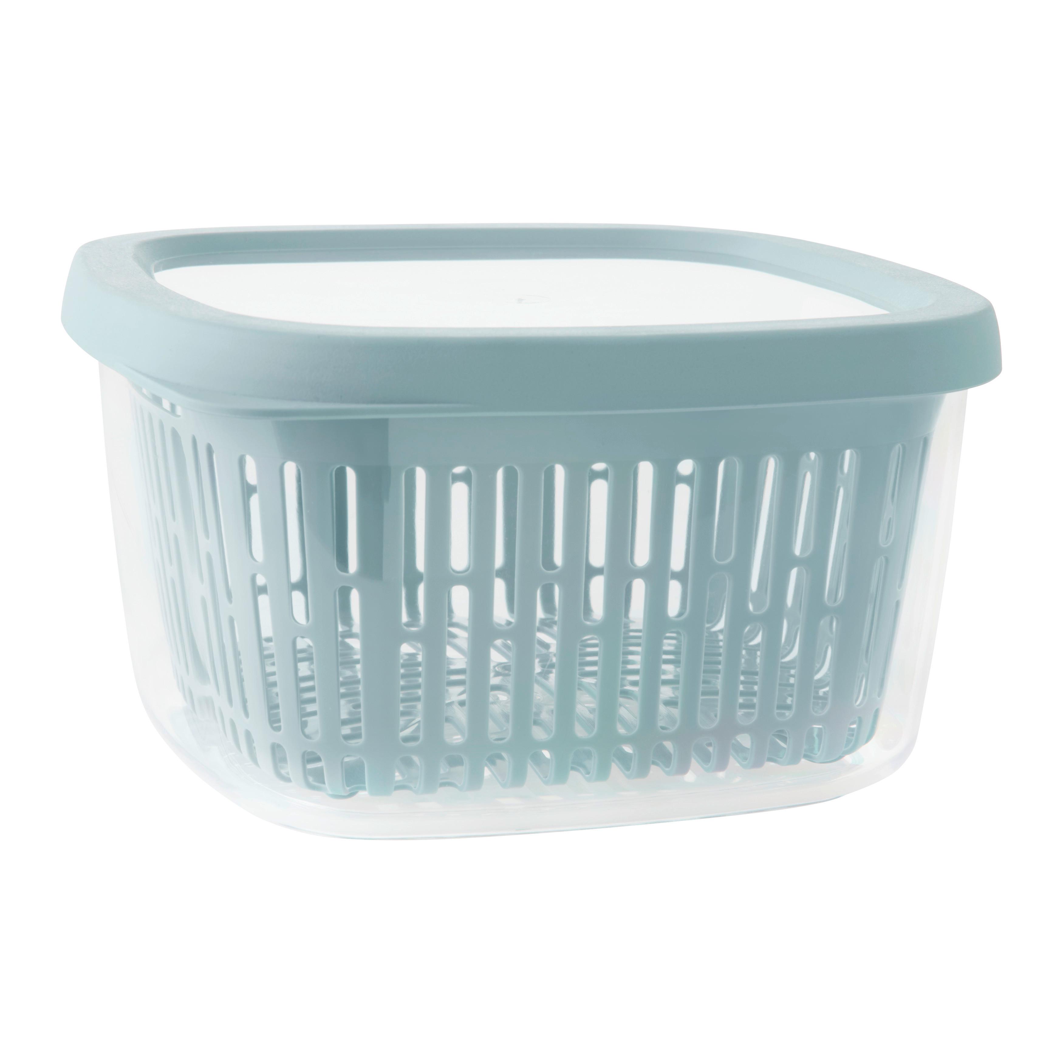 Dóza na skladovanie potravín AROMA 1,5L - svetlomodrá, Konventionell, plast (17,5/17,5/10cm) - Mömax
