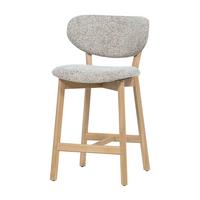 BARHOCKER Udar Naturfarben B: 51cm - Naturfarben, MODERN, Holz/Textil (51/94/58cm) - Livetastic