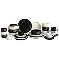 Kombiservice Lisa - Goldfarben/Schwarz, Basics, Keramik - James Wood