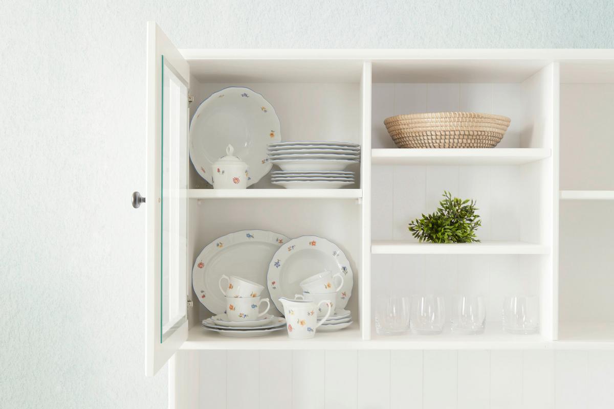 Kaffeeservice Sonate Porzellan Für 6 Personen, Geschirr Set - Blau/Multicolor, ROMANTIK / LANDHAUS, Keramik (30/15/15cm) - Seltmann Weiden