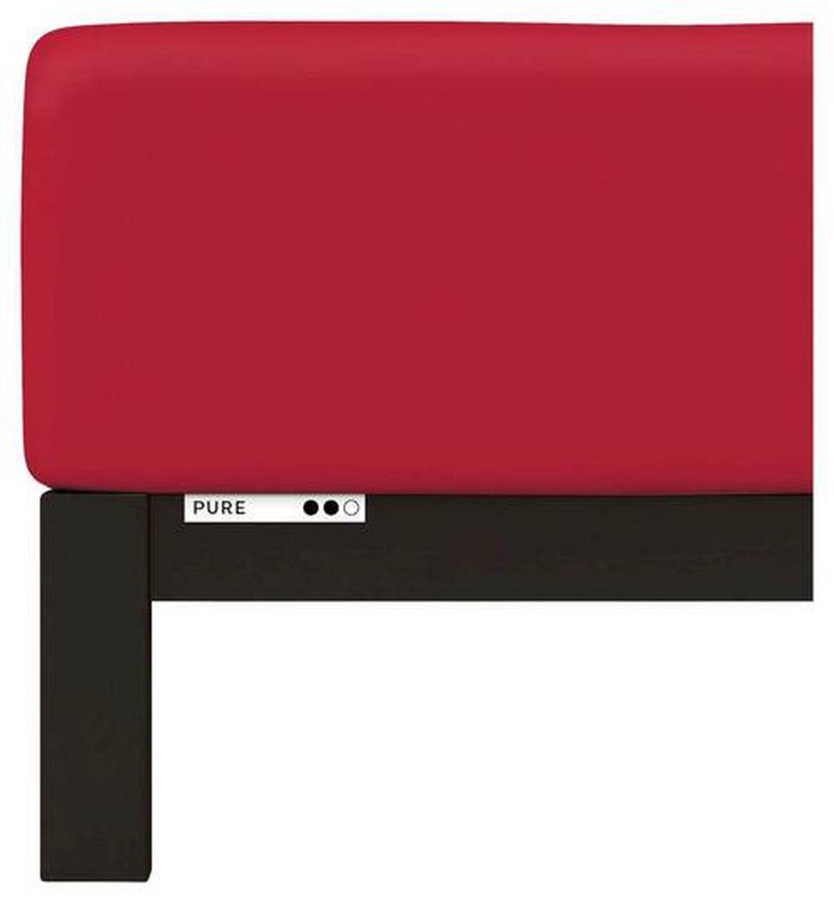 Boxspring-spannleintuch Pure Boxspring - Dunkelrot, Basics, Textil (140-160/200-220cm) - Schlafgut