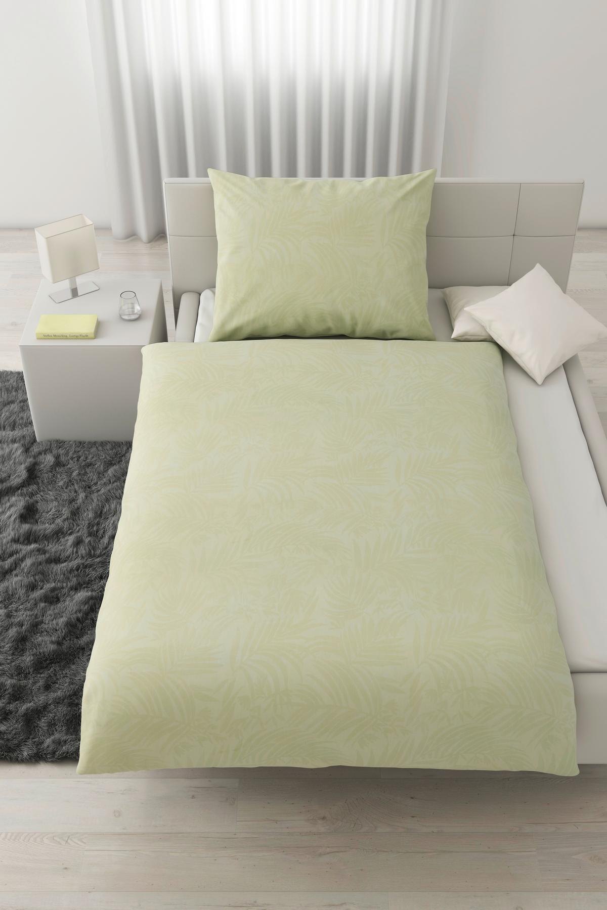 Povlečení Corinne, 70/90 140/200cm - světle zelená, Romantický / Rustikální, textil (140/200cm) - Mömax