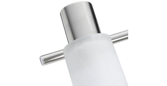 Strahler Elke 2-flammig Verstellbar L: 41,5 Cm - Chromfarben/Weiß, KONVENTIONELL, Glas/Metall (41,5cm) - James Wood