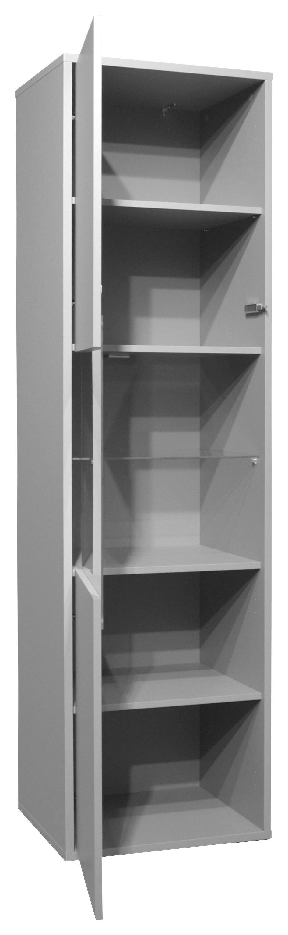 Vitrína Bounty, Šalviovo Zelená - šalviovo zelená/zelená, Moderný (51/182/45cm) - Premium Living