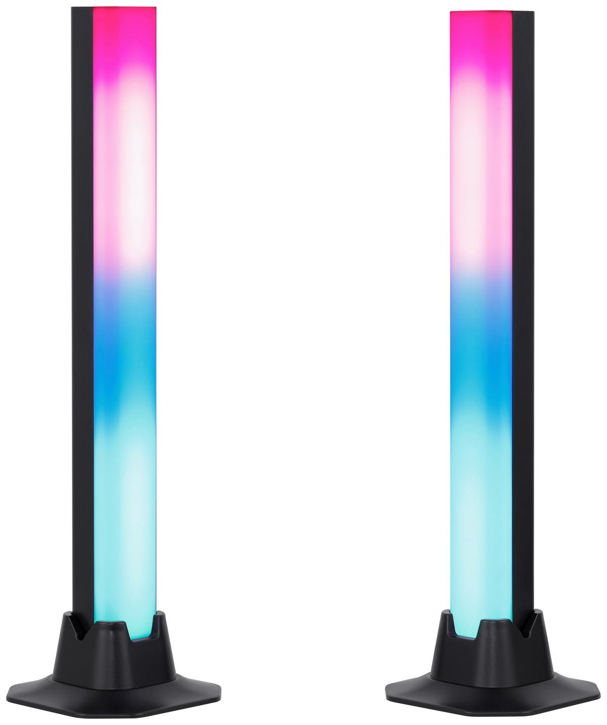 STOLNÍ LED LAMPA RIZI - černá, Moderní, plast (9/3/32cm) - Mömax