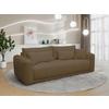 Schlafsofa Supra, Braun B: 245 Cm - Schwarz/Braun, Design, Holz/Textil (245/90/117cm) - MID.YOU