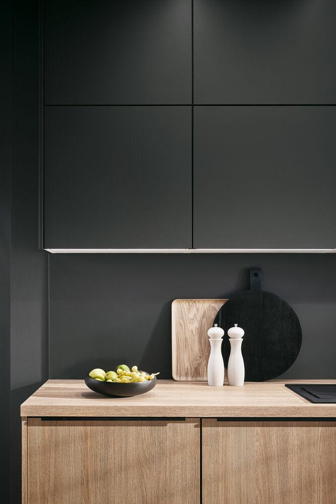 Einbauküchen Pn 210 Frei Planbar Modernes Design - Holzwerkstoff - Pino