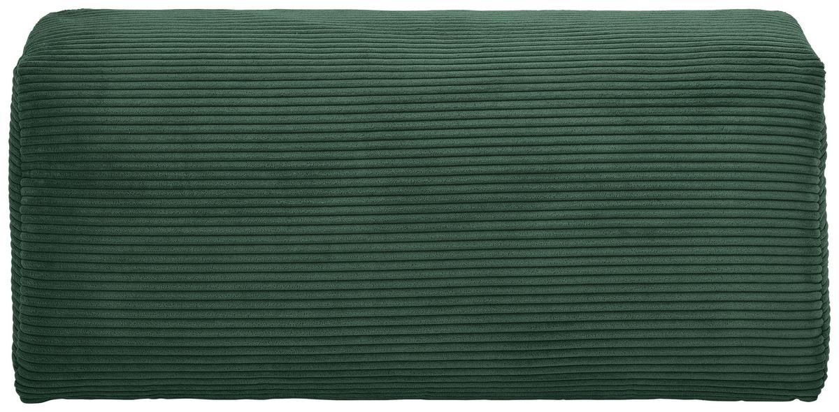 Schlafsofa Vouge Grün Bettkasten, B: 255 Cm - Buchefarben/Schwarz, KONVENTIONELL, Textil (255/86/123cm) - Livetastic
