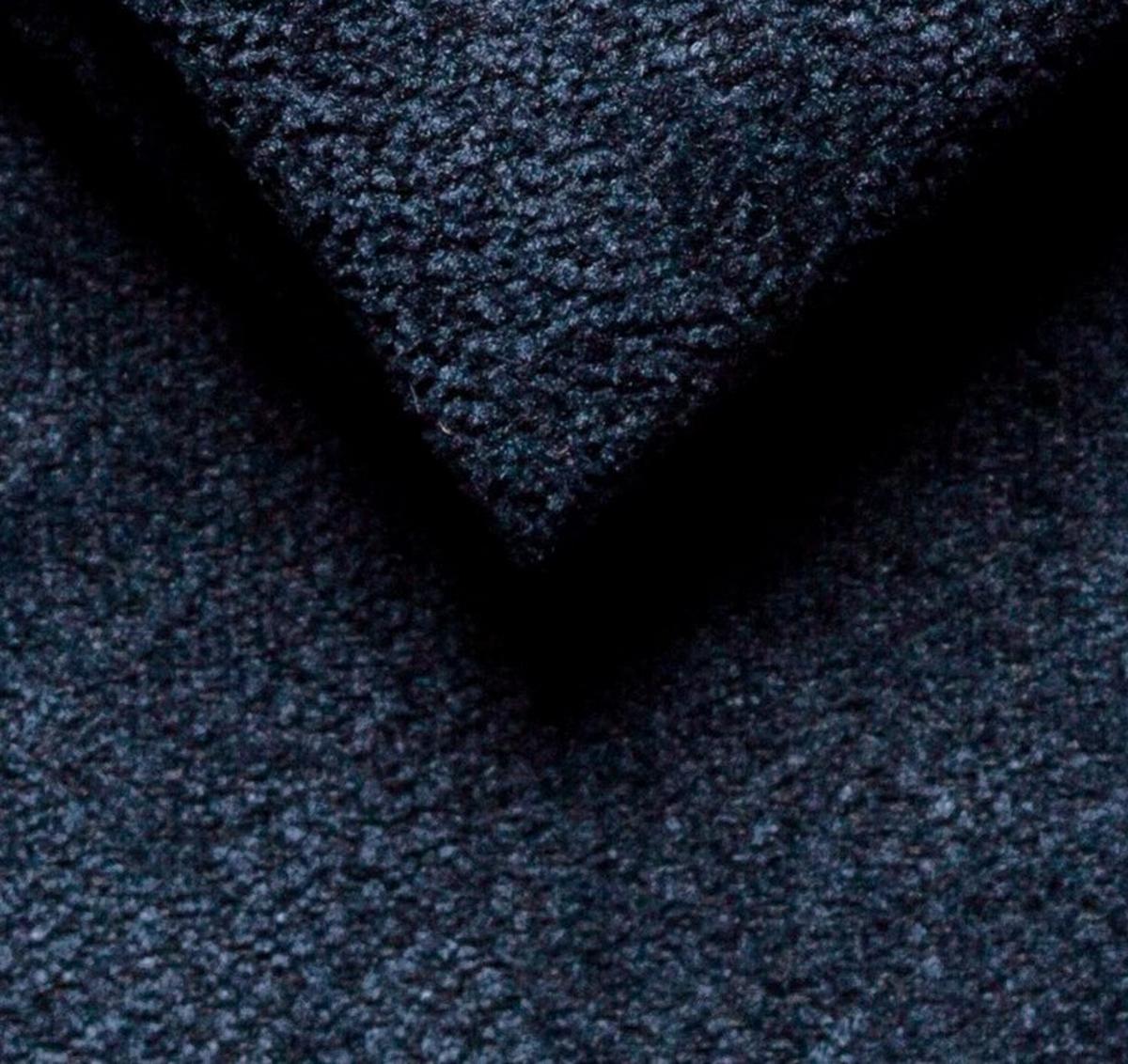 Rohová sedačka FALCO, pravá, tm.modrá žinylka,2x op.hlavy - černá/tmavě modrá, Konvenční, dřevo/kompozitní dřevo (251/183cm) - Ondega