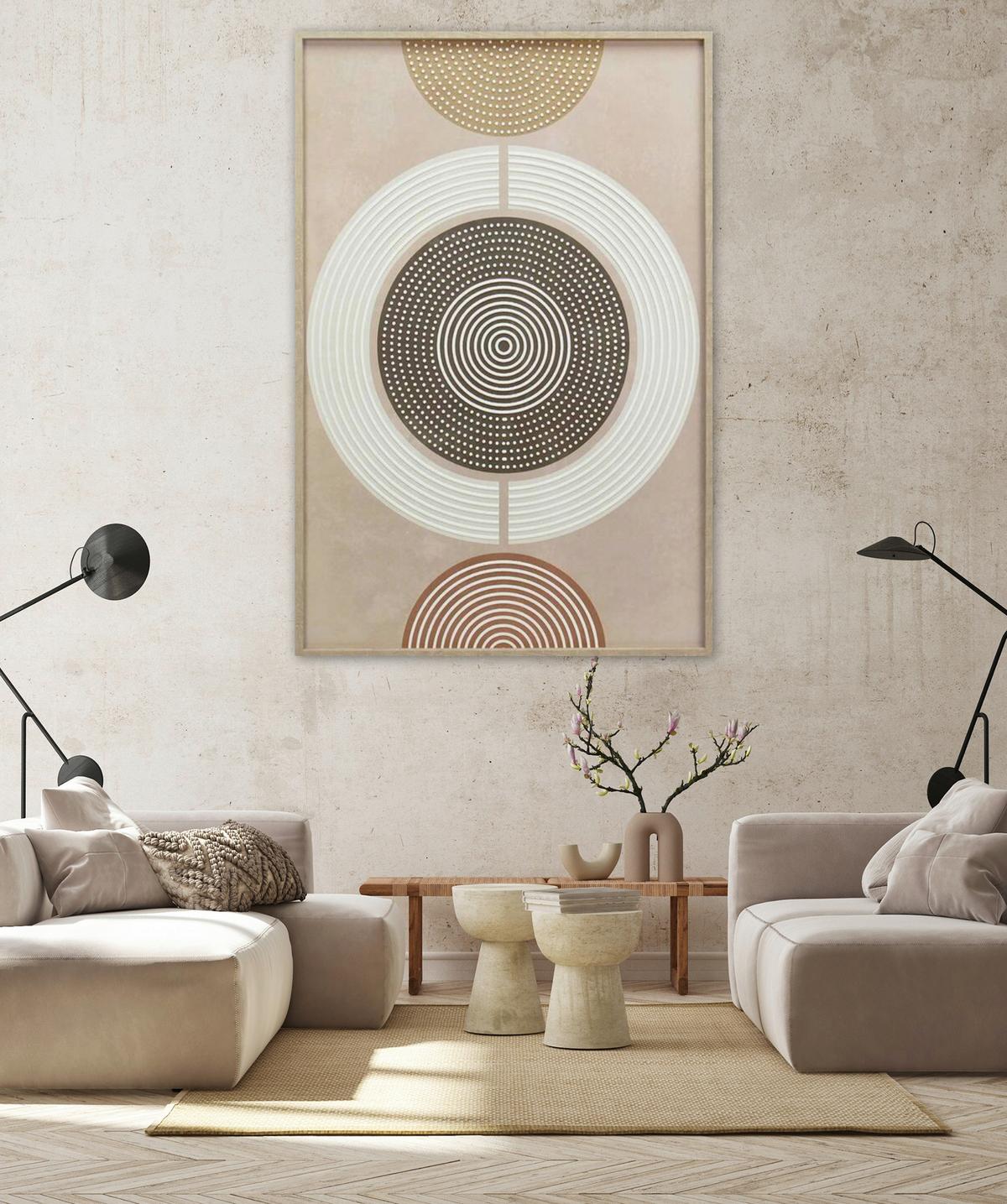 Obraz na plátně MIKE, 60x90x3cm - přírodní barvy/vícebarevná, Moderní, kompozitní dřevo/textil (60/90/3cm) - Mömax