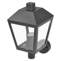 VONKAJŠIE LED SVIETIDLO ADENIA - čierna, Modern, kov/plast