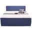 Boxbett Carrol 140x200 Im Trendigen Boxspringlook Blau - Blau/Schwarz, KONVENTIONELL, Holz/Textil (140/200cm) Boxbett Carrol 140x200 Im Trendigen Boxspringlook Blau - Blau/Schwarz, KONVENTIONELL, Holz/Textil (140/200cm)