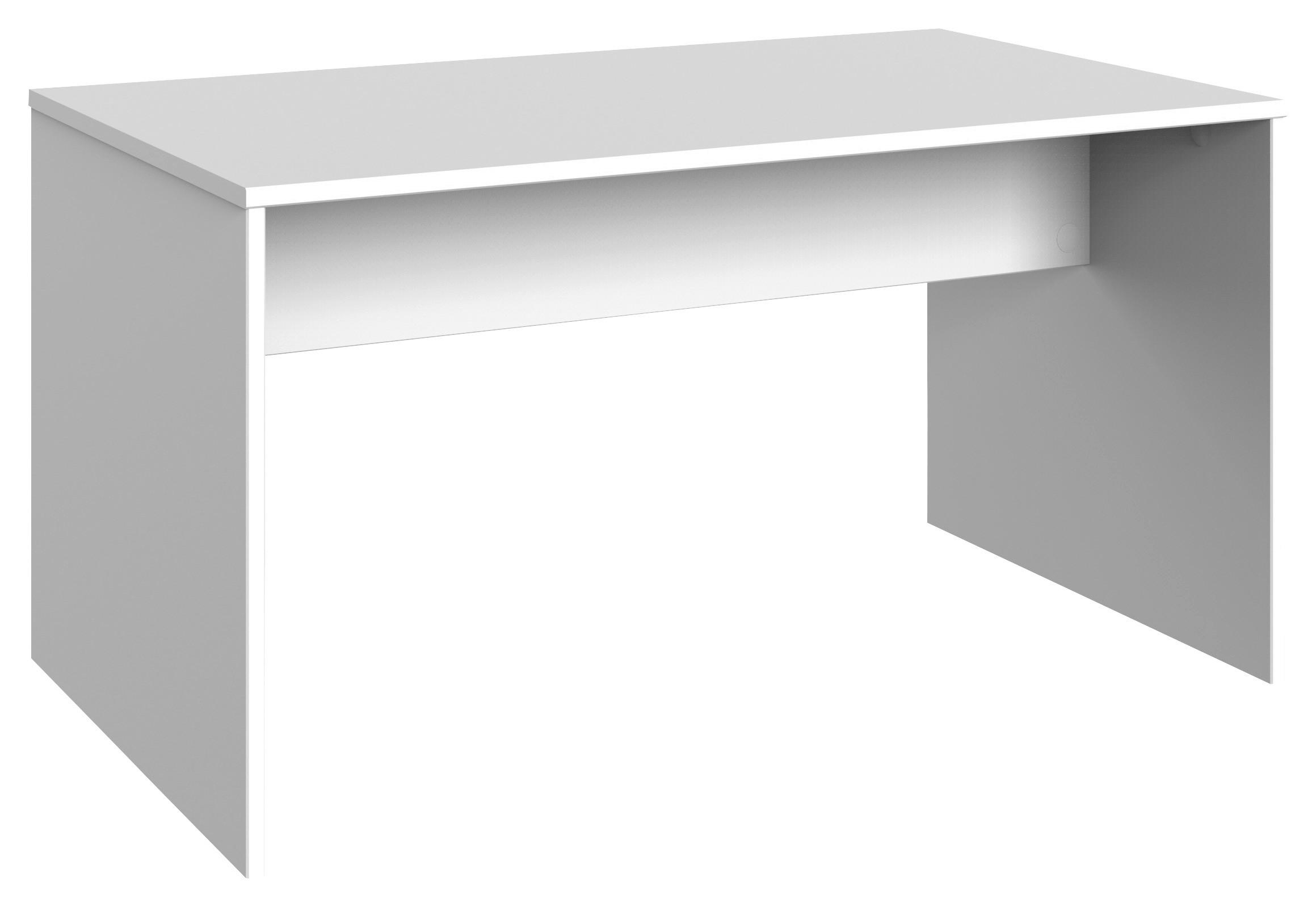Íróasztal Cindy 2 - fehér, faalapú anyag (140/72/70cm)