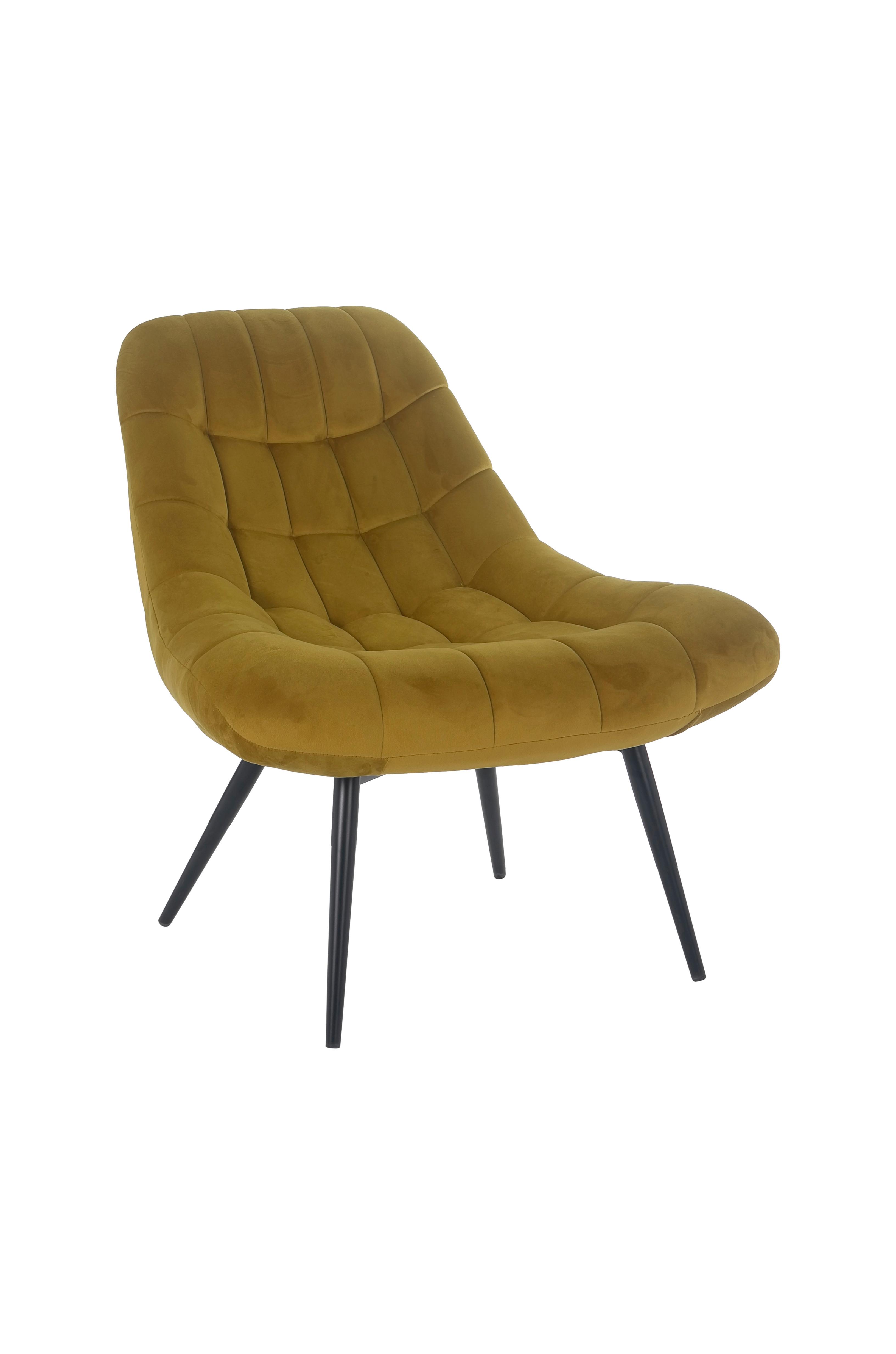 Xxl-sessel Gelb, Schwarz B: 76 Cm - Gelb/Schwarz, MODERN, Textil (76/85,6/85,6cm) - Livetastic