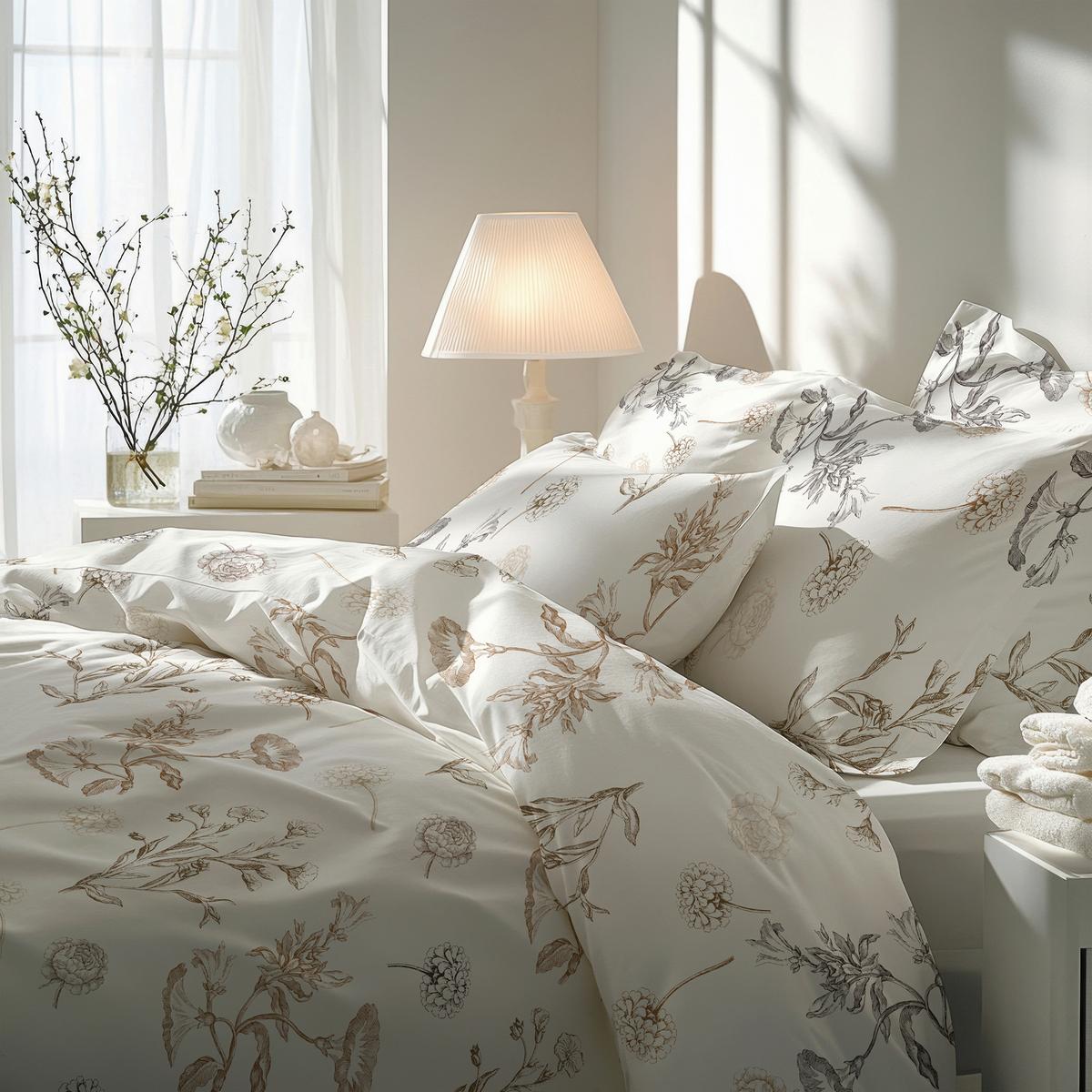 POSTEĽNÁ BIELIZEŇ R14.005.LENI BRONZE - biela, Basics, textil (140/200cm) - Florella