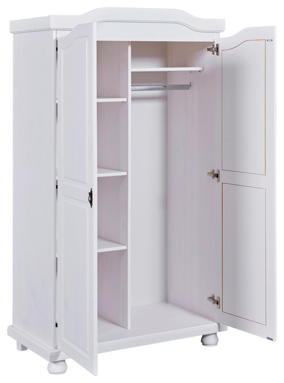 Šatní skříň HEDDA šířka 104cm - bílá, Lifestyle (104/180/56cm) - MID.YOU