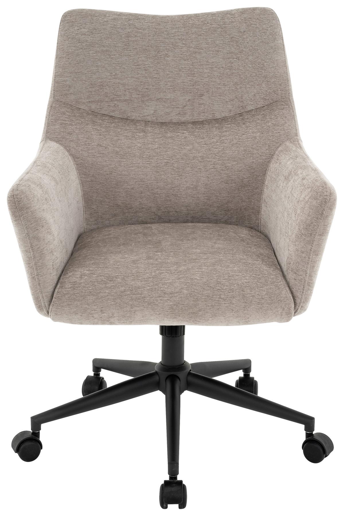 Kancelářske křeslo LINZ 2 - šedá/černá, Moderní, kov/textil (64/98/68cm)