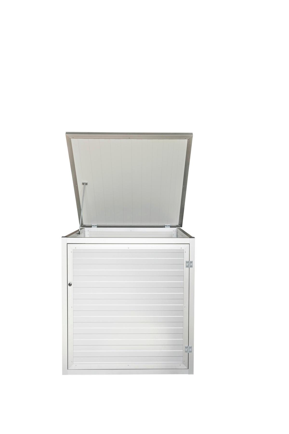 Pool-technikraum 99x100x103 Cm Für Alle Pooltypen Geeignet - Silberfarben, Basics, Metall (99/100/103cm)