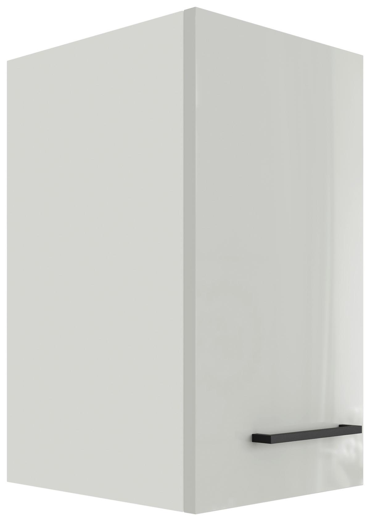 Horná kuchynská skrinka LEVI LEVI - čierna/sivá, Modern, kov/kompozitné drevo (30/54/32cm) - FlexWell