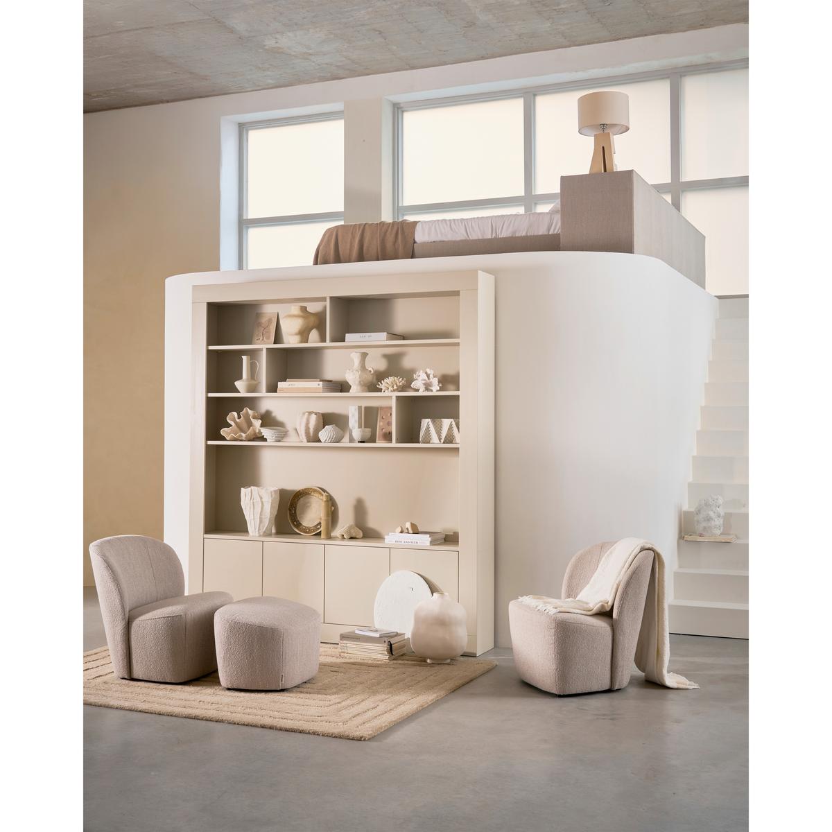 Regal Wallcover Grau B: 210 Cm - Grau, Design, Holz (210/229/31cm) - Livetastic