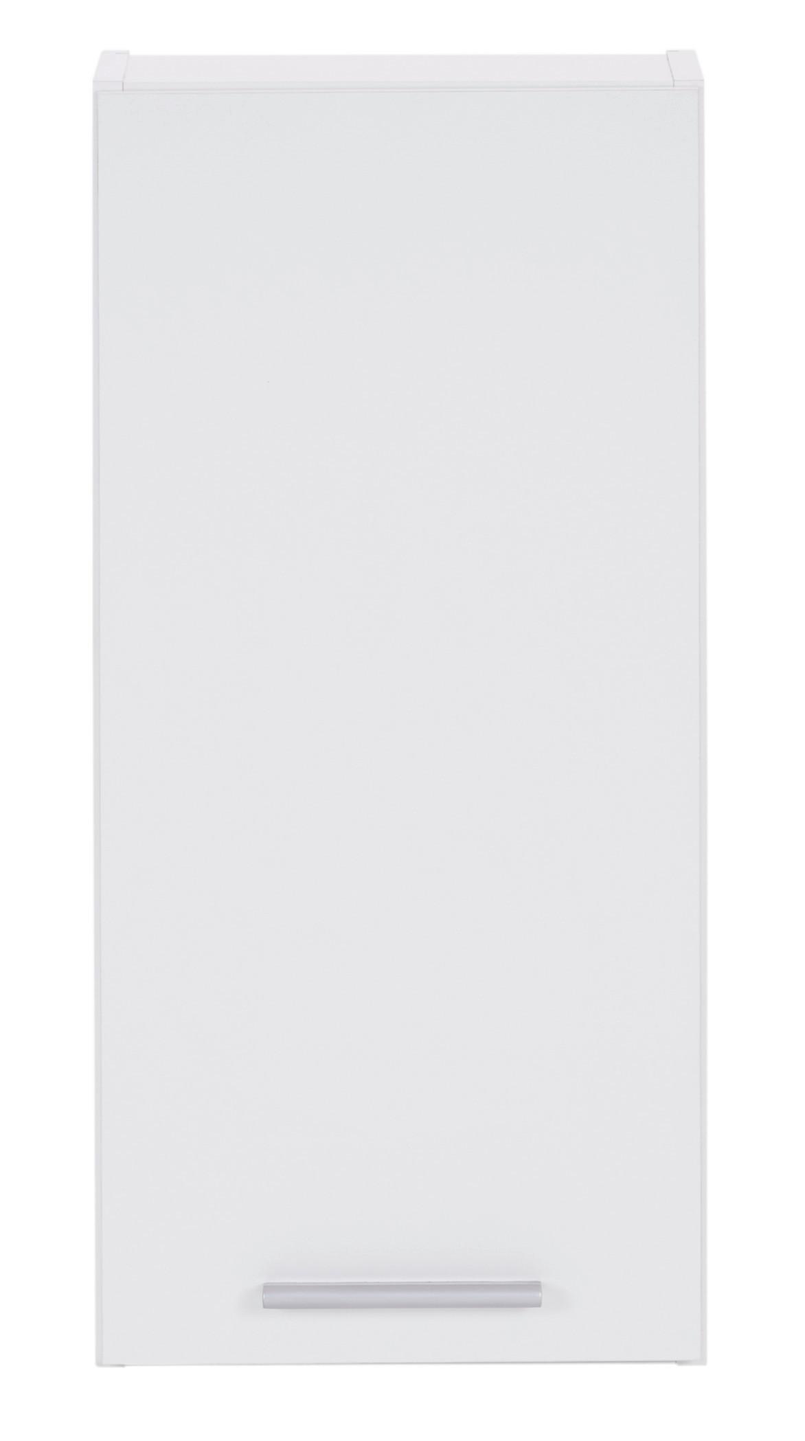 Závesná Skrinka Mx 176 - Verona Vr 04 - biela/strieborná, Konvenčný, kompozitné drevo/plast (32,6/70/20cm)