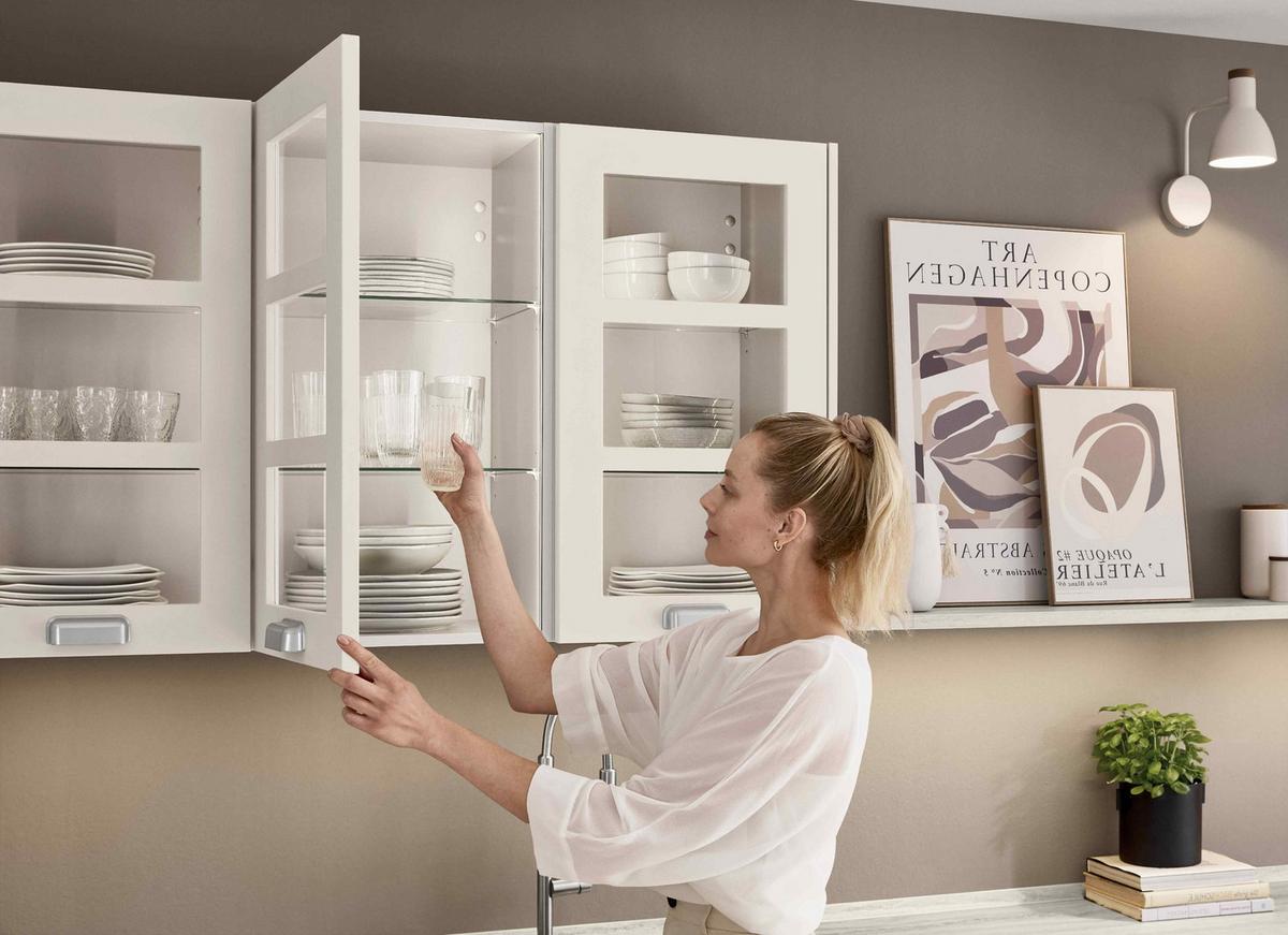 Einbauküche Neapel Frei Planbar Landhausstil - Sandfarben, MODERN, Holzwerkstoff - Vertico