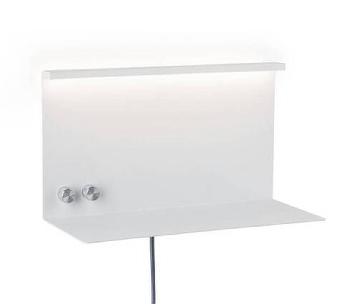 LED-Wandleuchte Jarina 1-Flammig USB-Anschluss - Weiß, Design, Metall (35/20cm) - Paulmann