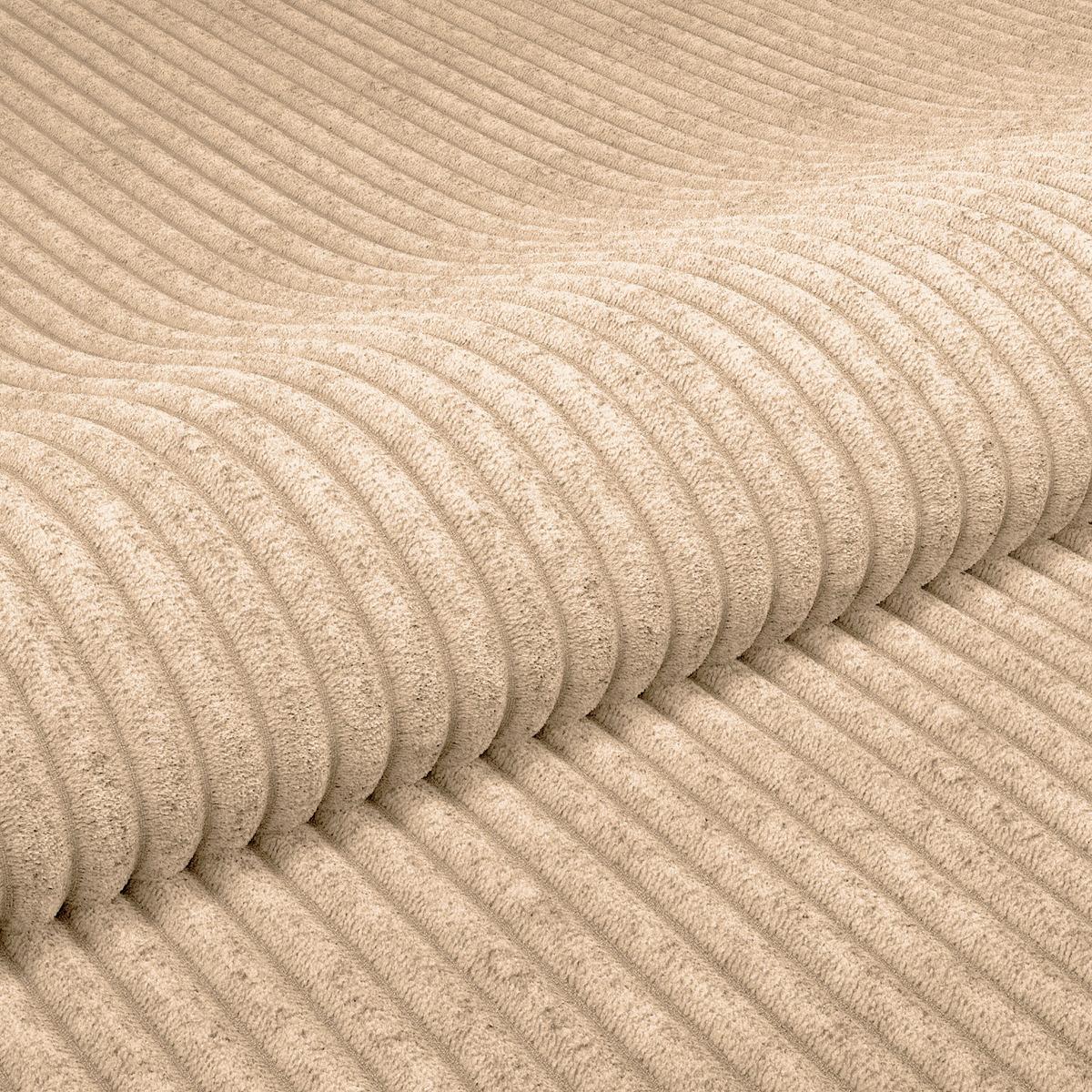 Rohová sedačka CLOUD, oboustranná, krémová - krémová, Trend, textil (290/178cm)