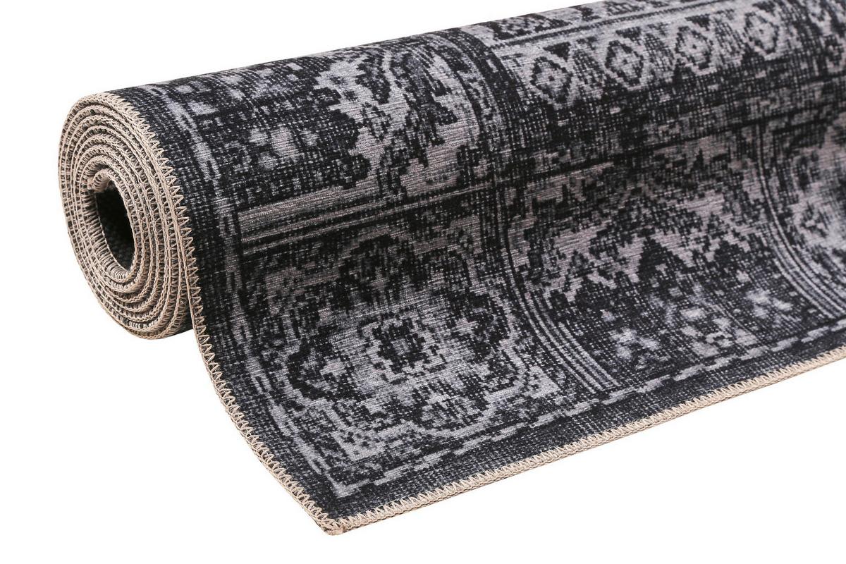 Flachwebteppich Fresh Bachtiar - Grau, Design, Textil (160/230cm) - WECON HOME