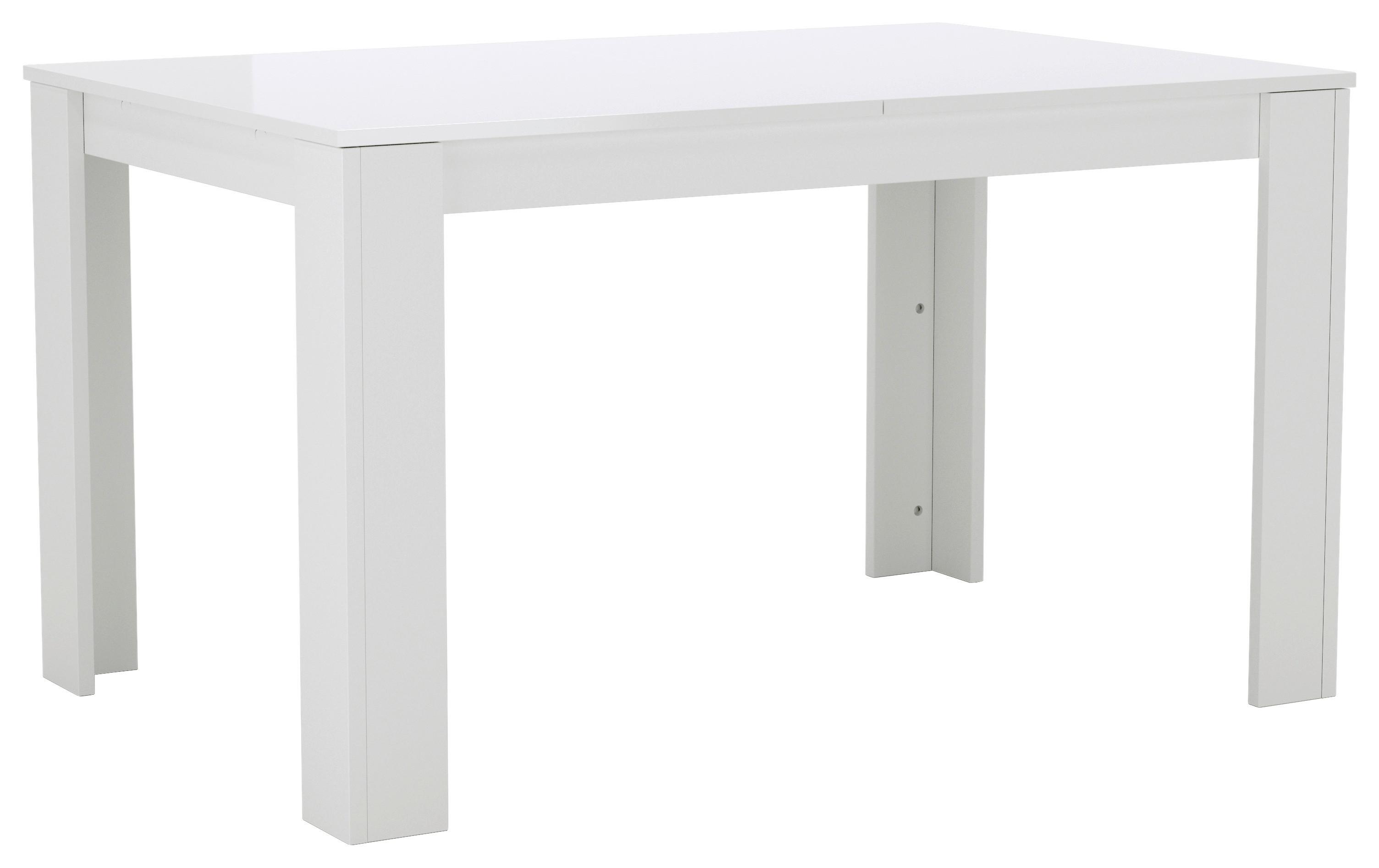 Esstisch ausziehbar Nassau 136-186x90 cm Weiß - Weiß, Basics, Holzwerkstoff (136-186/78/90cm) - MID.YOU