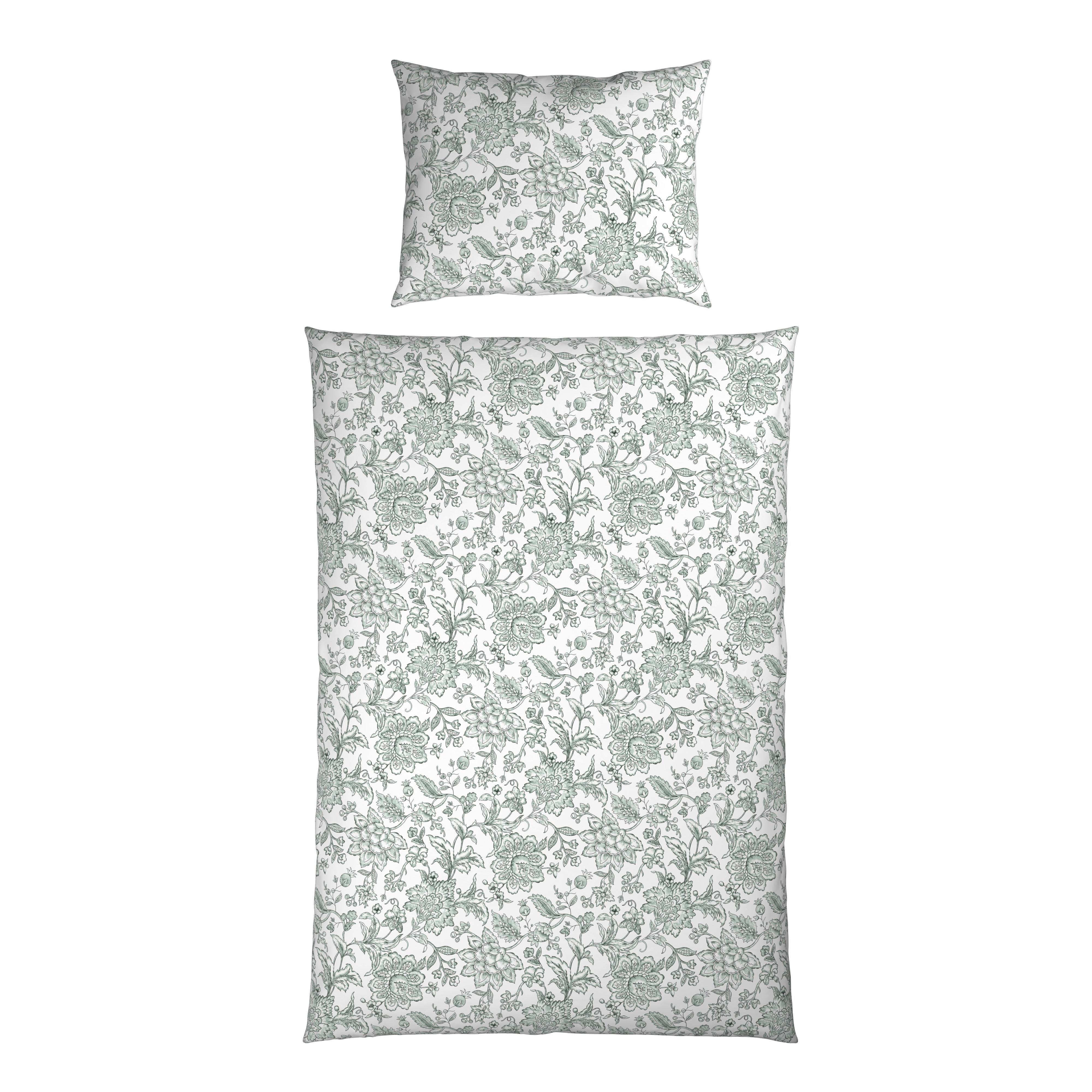 Bettwäsche Celine - Grün, ROMANTIK / LANDHAUS, Textil - James Wood