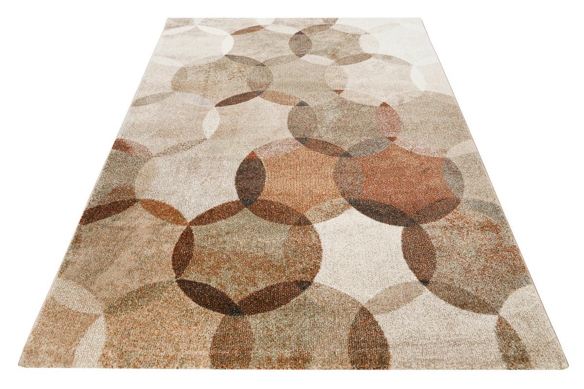 Webteppich Braun//beige Modernina 200x290 Cm - Rotbraun/Beige, Design, Textil (200/290cm) - Esprit