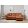 Ecksofa Arles Rostfarben 56 S: 266x161 Cm - Rostfarben/Buchefarben, Design, Textil (266/161cm) - MID.YOU