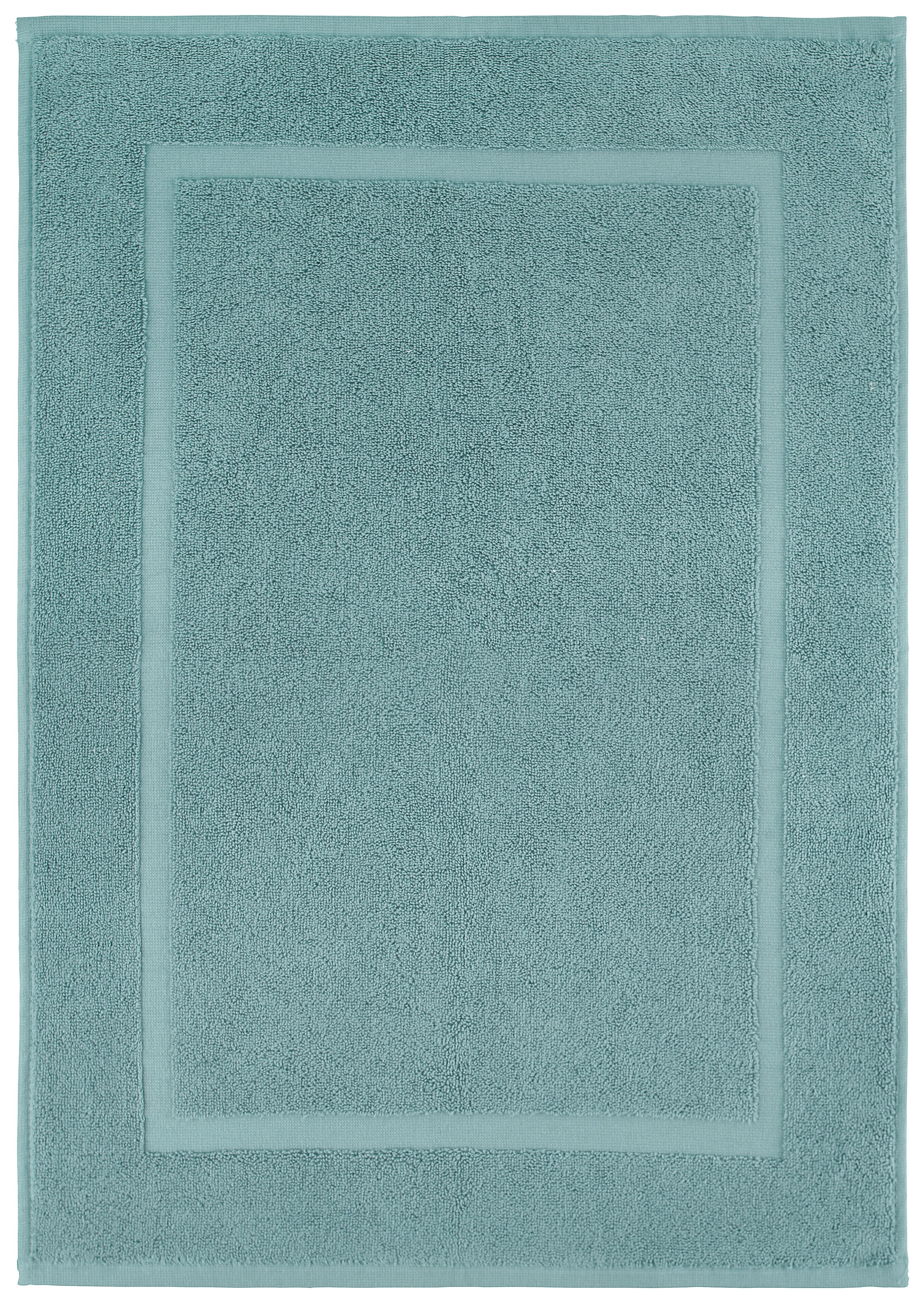 KOUPELNOVÁ PŘEDLOŽKA Melanie, 50/70cm, světle modrá - světle modrá, textil (50/70cm) - Modern Living