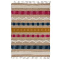 Handwebteppich Medina - Multicolor, KONVENTIONELL, Textil (120/170cm)