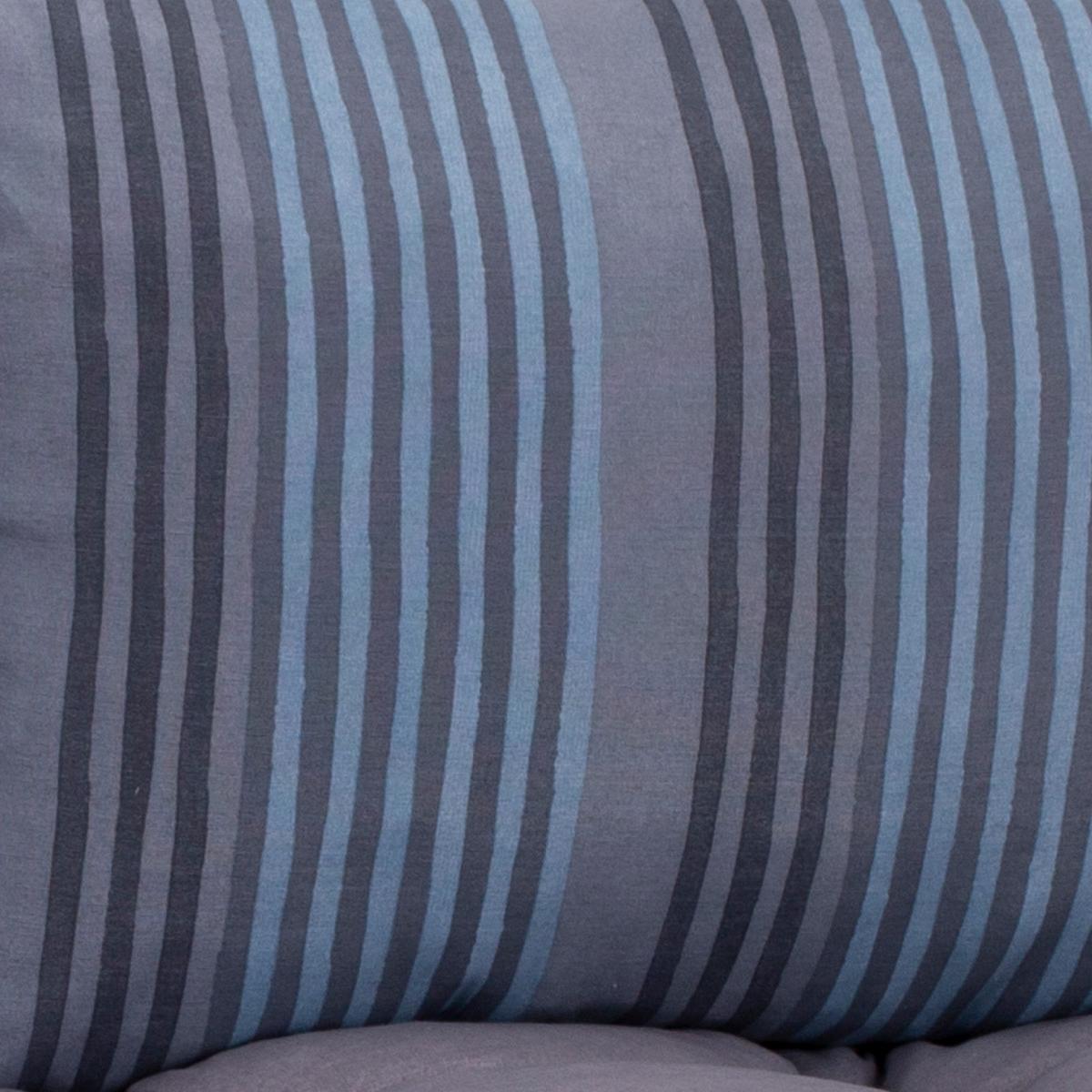 Palettenkissen 3-tlg 120x80 Cm Blau/grau - Blau/Grau, Basics, Textil (120/80/16cm)