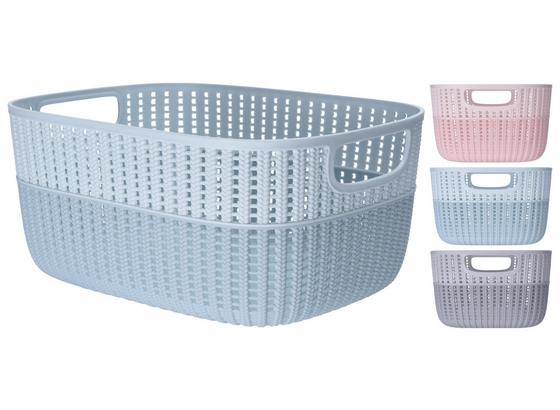 Aufbewahrungskörbchen Adaya Large 15 Liter - Blau/Rosa, MODERN, Kunststoff (37,5/27,5/17cm) Aufbewahrungskörbchen Adaya Large 15 Liter - Blau/Rosa, MODERN, Kunststoff (37,5/27,5/17cm)