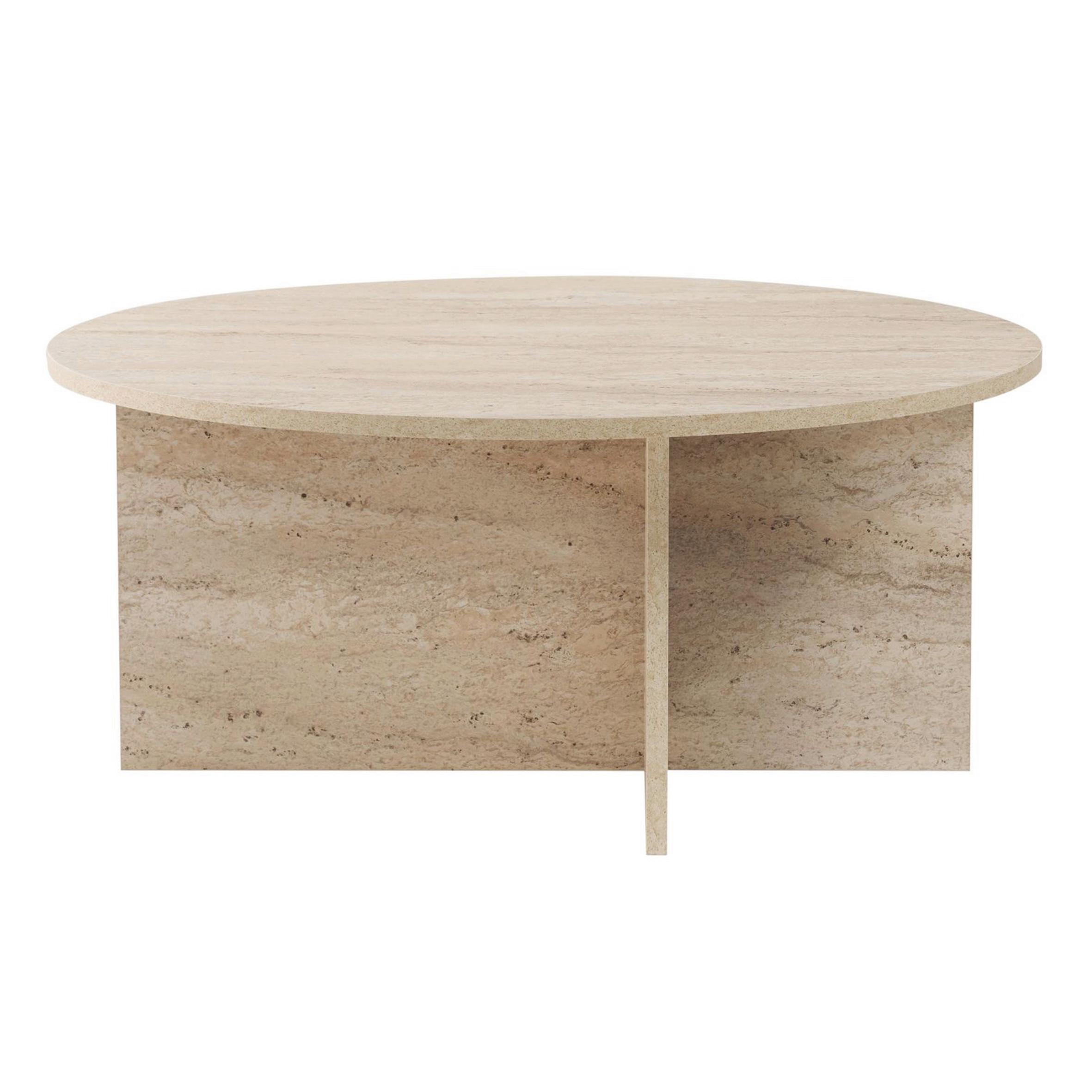 COUCHTISCH Soleil Creme L: 90cm - Creme, Design, Holzwerkstoff (90/90/40cm) - MID.YOU
