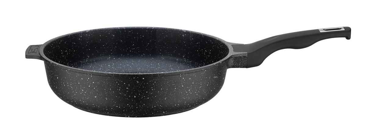 Pfanne Titanium Granitadvanced Aluminiumguss, Schwarz - Schwarz, Basics, Metall (28cm) - GSW