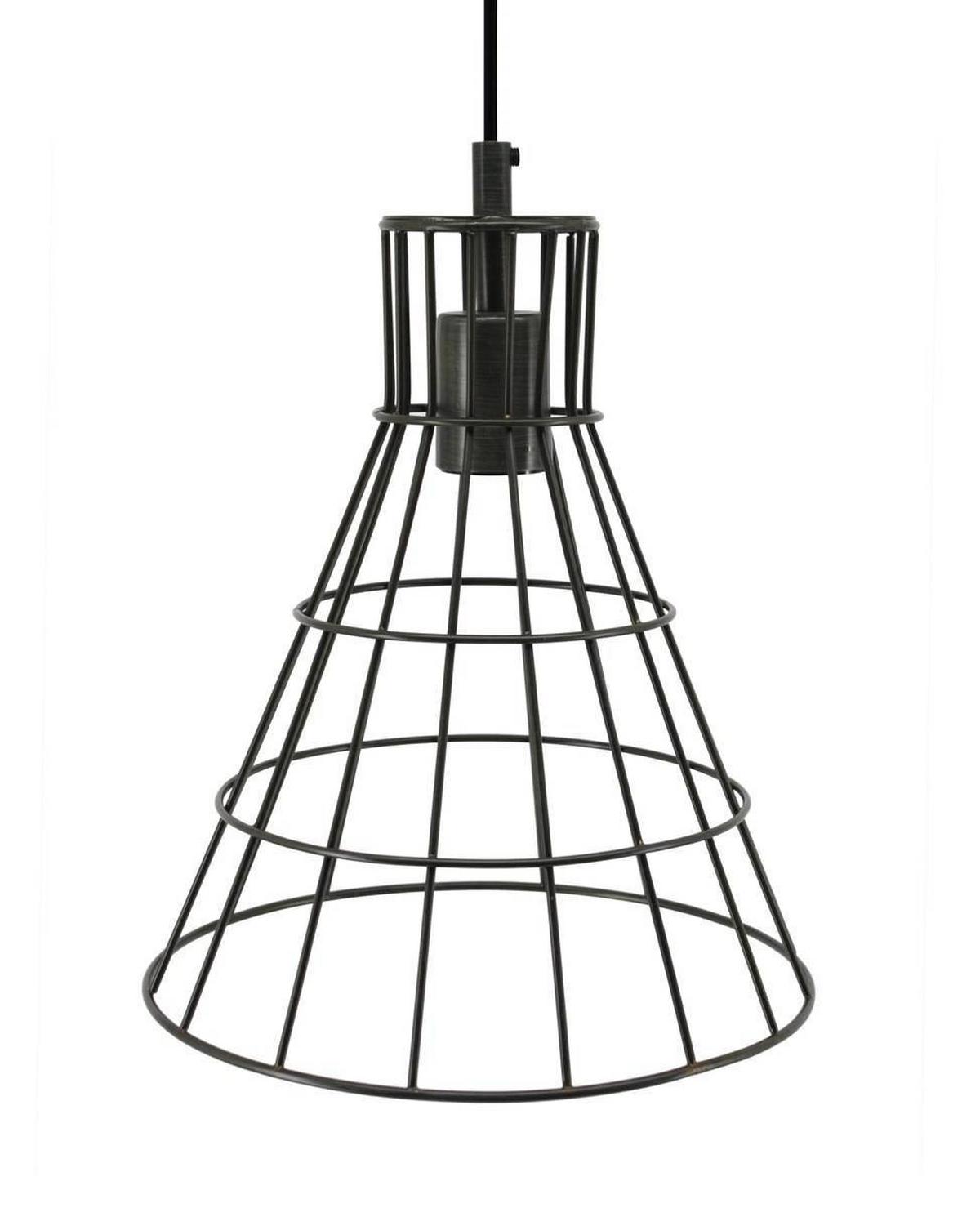 Hängeleuchte Bellatrix H: 31 Cm 1-Flammig - Schwarz, Trend, Metall (26/26/31cm) - Kayoom
