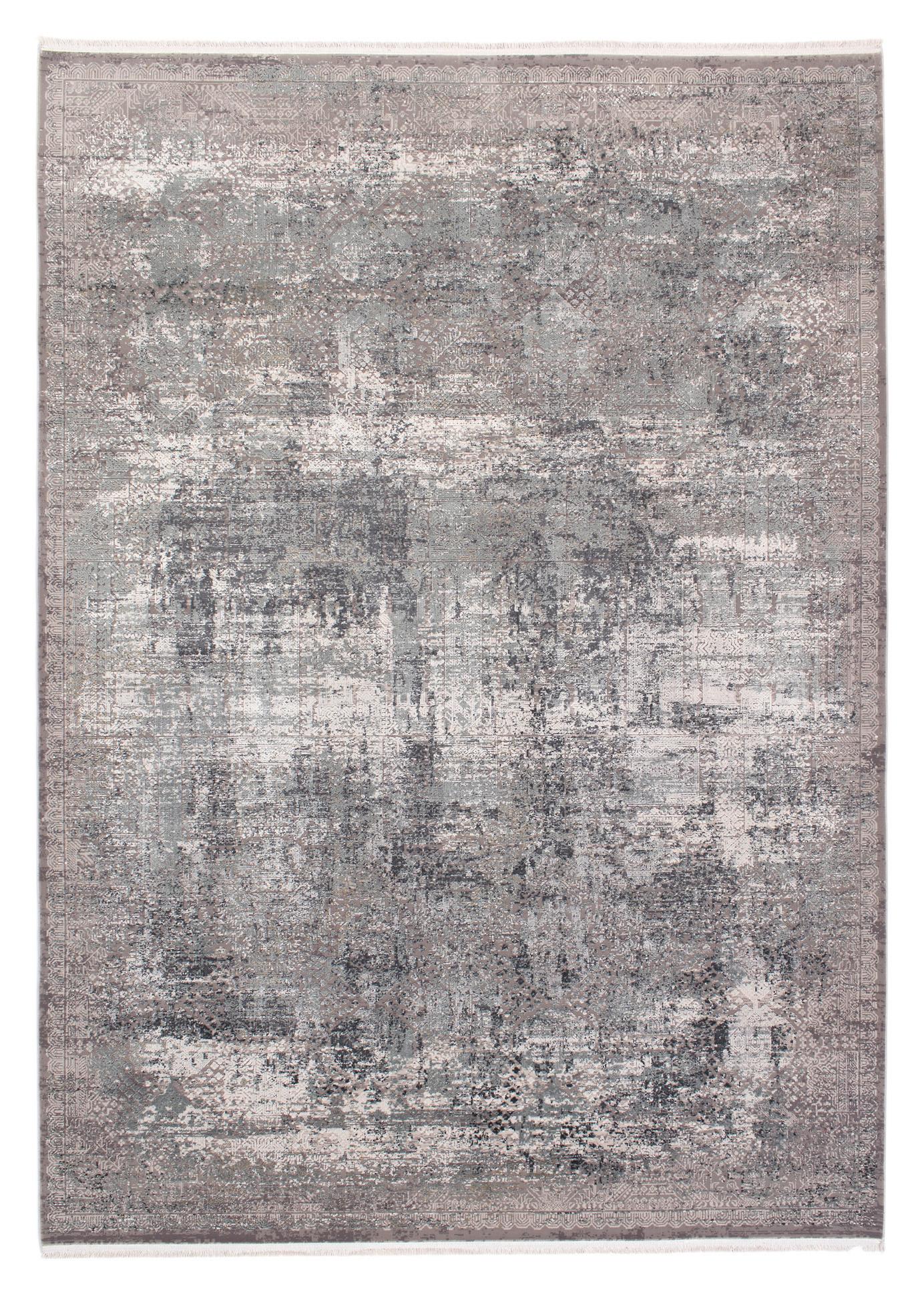 Webteppich Grau/Dunkelgrau Naturfaser Apollo 160x230 cm - Dunkelgrau/Hellgrau, Design, Textil (160/230cm) - Musterring