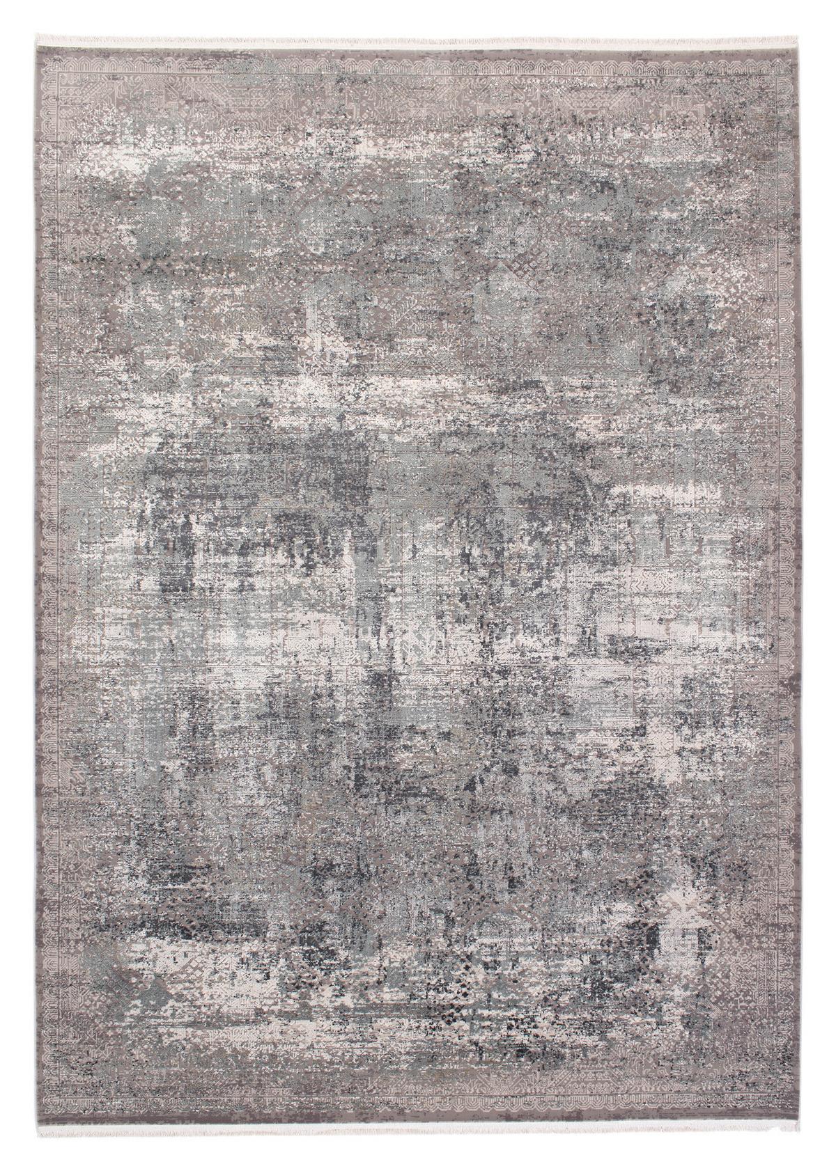 Webteppich Grau/Dunkelgrau Naturfaser Apollo 160x230 cm - Dunkelgrau/Hellgrau, Design, Textil (160/230cm) - Musterring