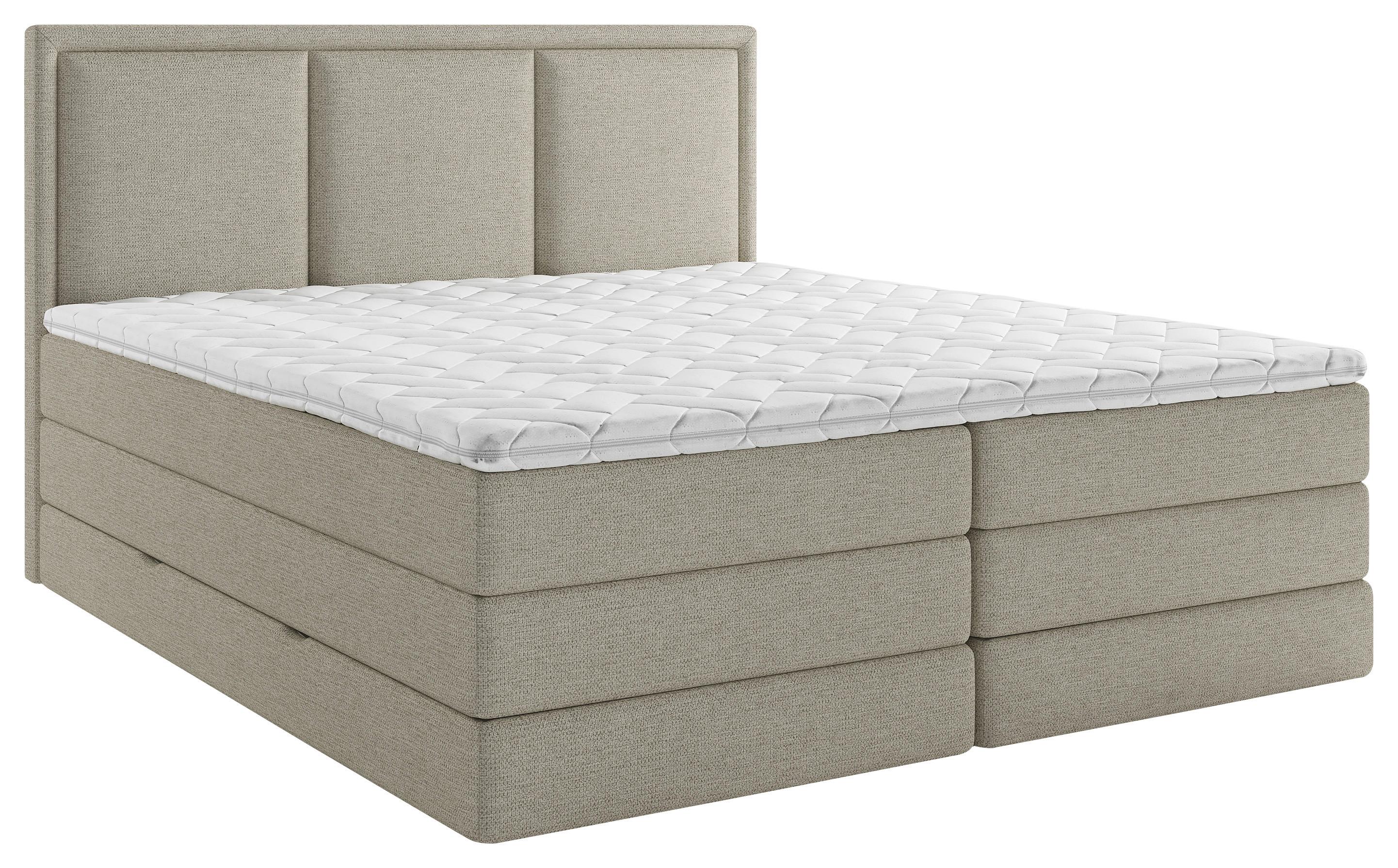 Boxspringbett mit Topper & Bettkasten 160x200 Swing