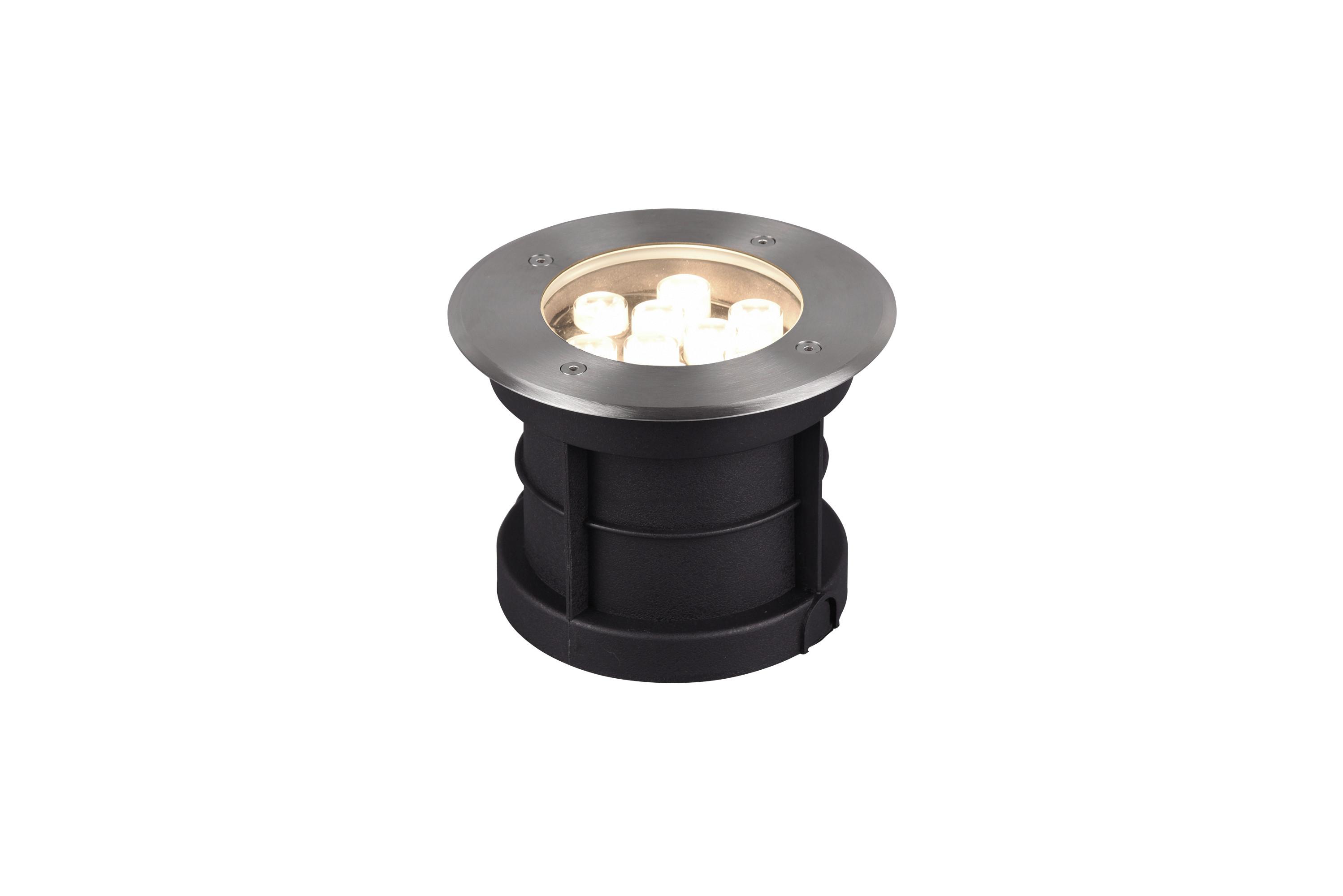 LED-Außenleuchte 9 Watt Edelstahl - Nickelfarben, Basics, Metall (16/12cm) - Trio Leuchten